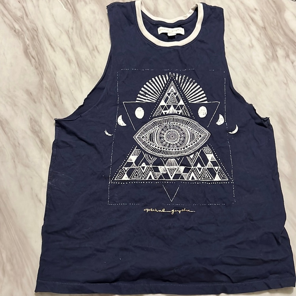 Spiritual gangster all seeing eye tank